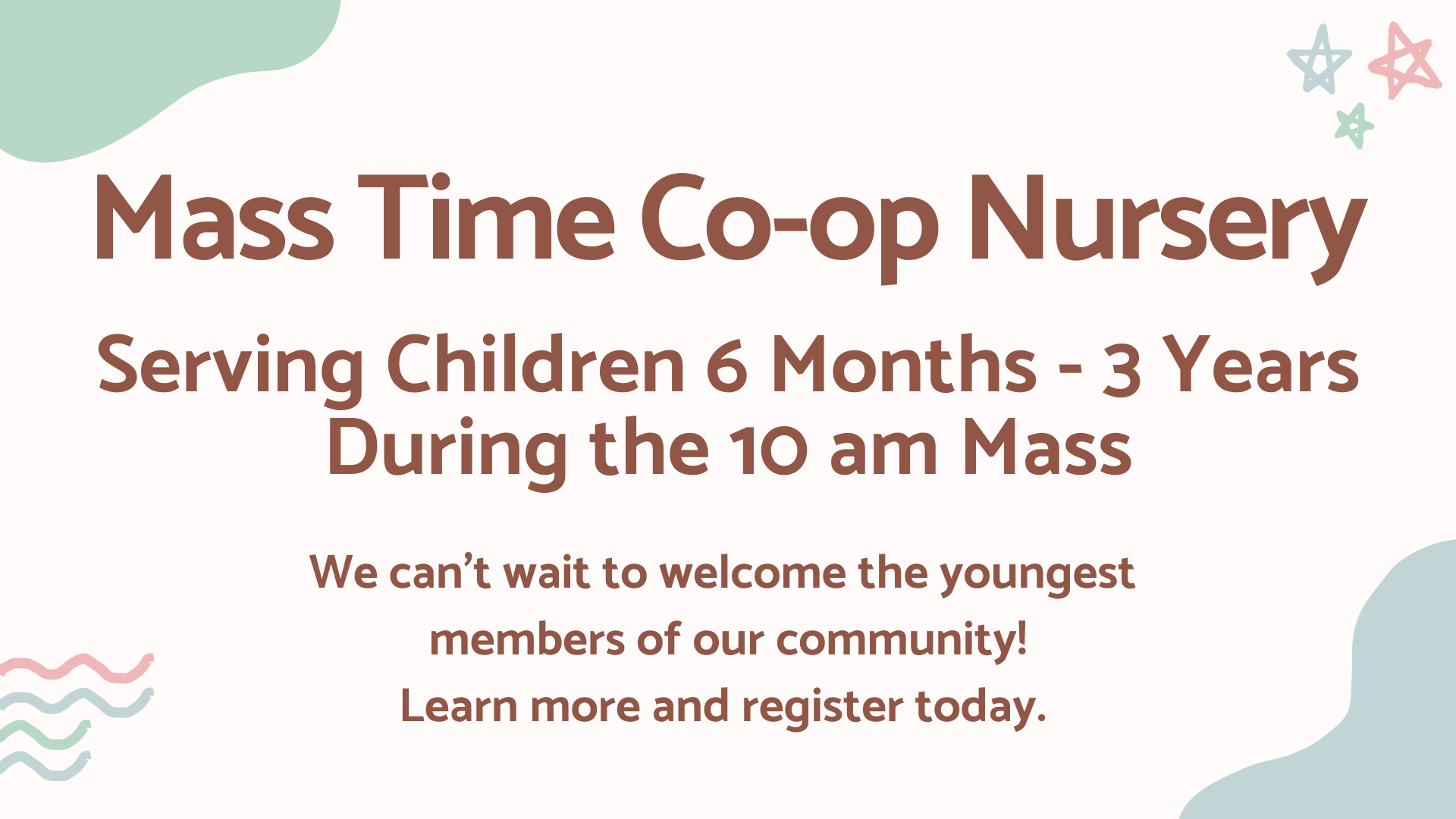 Mass Time Co-op Nursery